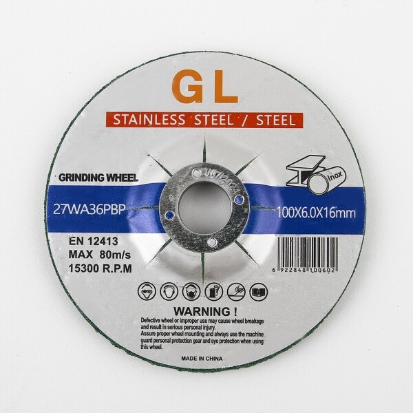GL 옵세트 연마석 4인치 (100x6Tx16)