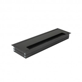 알루미늄 사각 전선캡 블랙 (대) 40개/박스