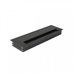 알루미늄 사각 전선캡 블랙 (대) 40개/박스