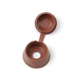 대량 메가타이 PVC 볼트캡 브라운 1봉