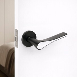 도무스 방문손잡이 707BK 블랙